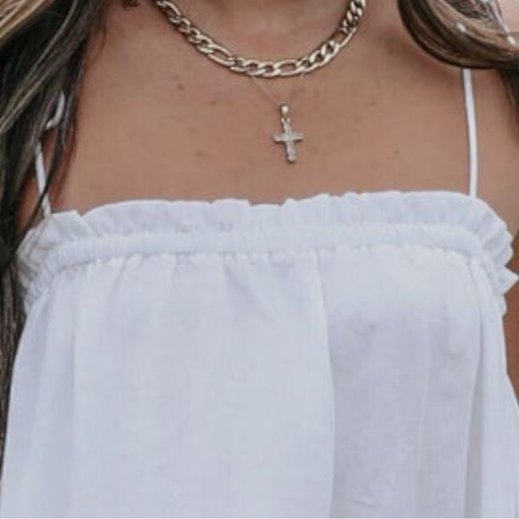 Show Me Your Mumu Angel Maxi Dress Womens Size White Dress beach Bridal XL - Picture 9 of 16